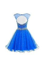 Short Tulle Beading Homecoming Dress Graduation Gown PG077 by pgmdress
