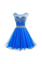 Short Tulle Beading Homecoming Dress Graduation Gown PG077 by pgmdress