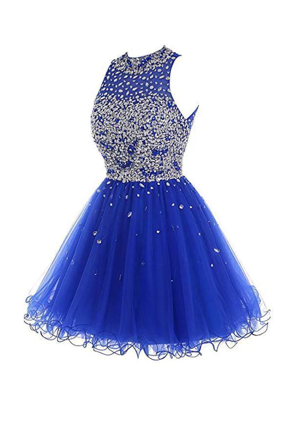 Short Tulle Beading Homecoming Dress Prom Gown PG037 by pgmdress