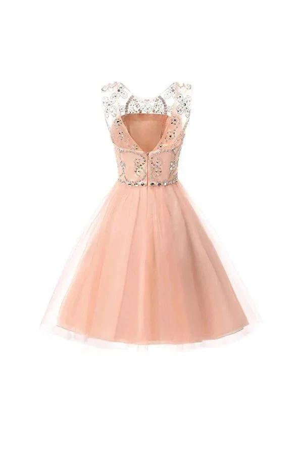 Short Tulle Beading Homecoming Dresses Prom Gowns Party Dresses PG076 by pgmdress