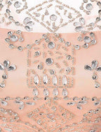 فساتين العودة إلى الوطن القصيرة من التول المطرزة فساتين السهرة فساتين الحفلات PG076