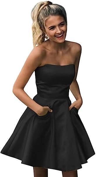 Sweetheart Neckline Homecoming Dresses with Pockets SYH76 by vivymakudress