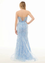 Terry | Black Sweetheart Lace Appliques Mermaid Long Prom Dresses by KissProm