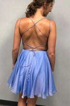 Sparkle Beading Blue Short Prom Dress Homecoming Dress PD315 by pgmdress