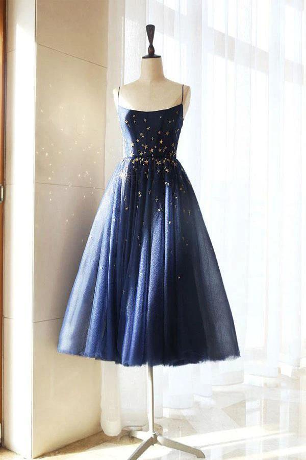 Sparkly Homecoming Dresses Stars A Line Short Prom Dress PD384 by pgmdress