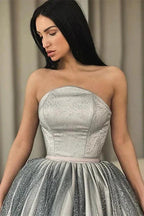 Sparkly Sleeveless A-line Sequined Prom Dress by misshow.com