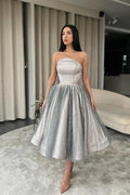 Sparkly Sleeveless A-line Sequined Prom Dress by misshow.com
