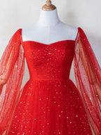 Sweetheart Neck Starlit Cloud Mini Length Dress by Anne of Brittany