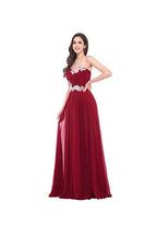 Strapless Long Evening Dress with Appliques Prom Dresses PG276 by pgmdress