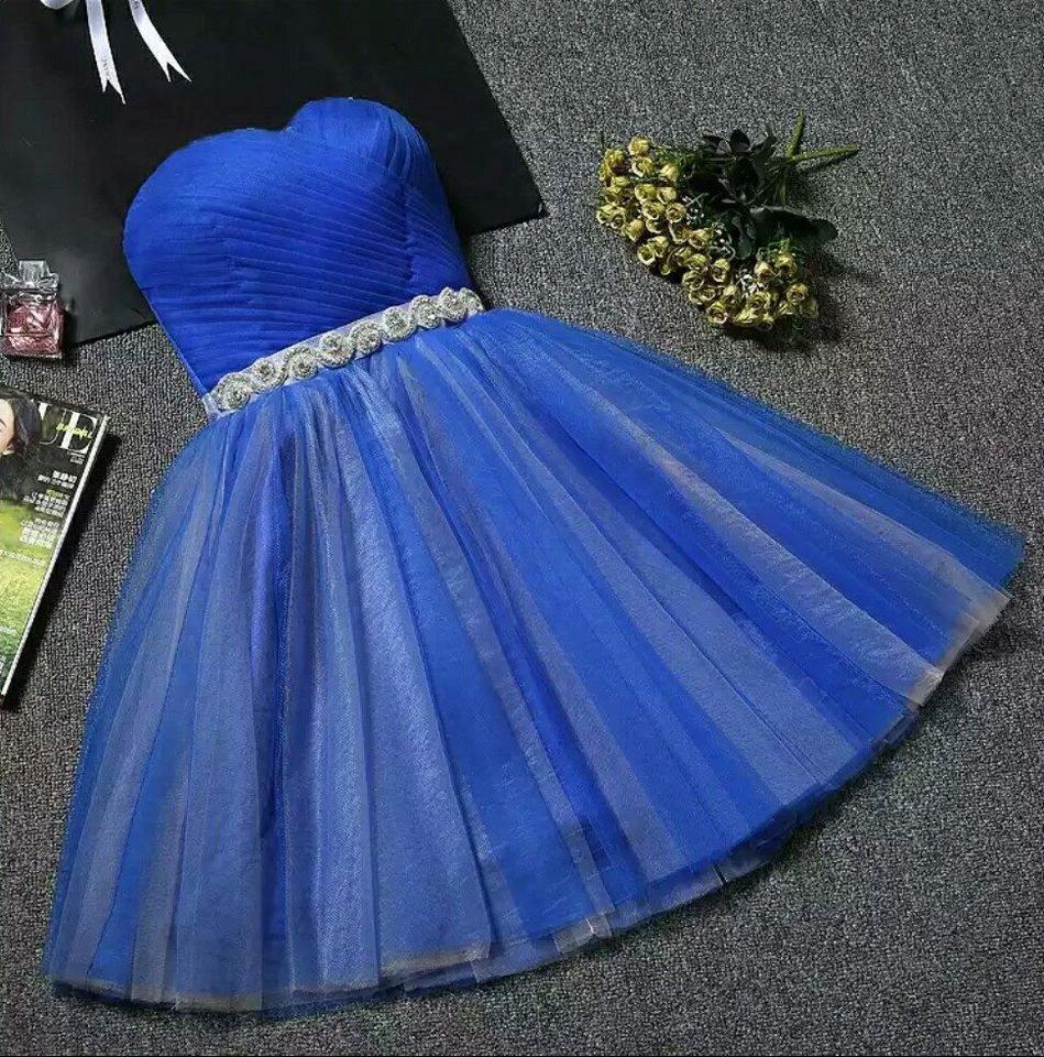 Strapless Sweetheart Neck Homecoming Dress Blush Pink Short Prom Dresses PD304 by pgmdress