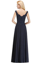 Stylish Straps Aline Beading Evening Maxi Dress Sleeveless V-Neck Wedding Guest Dress by misshow.com