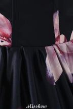 Sweetheart A Line Long Print Flower Evening Dresses by misshow.com