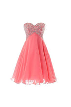Sweetheart Beaded Prom Gown Short Homecoming Dress PG048 by pgmdress