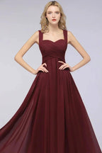 Sweetheart Bungurdy Tiered Lace Prom Dresses | Simple Cap Sleeves A-Line Evening Dresses by misshow.com