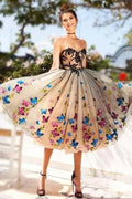 Sweetheart Neckline A Line Homecoming Dresses Butterflies Short Prom Dresses PD409 by pgmdress