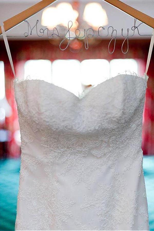Sweetheart Neckline Mermaid Wedding Dresses With Lace Appliques WD194 by pgmdress