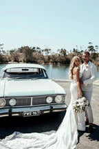 Sweetheart Sheath/Column Lace Appliques Beach Wedding Dress Bridal Dress WD517 by pgmdress