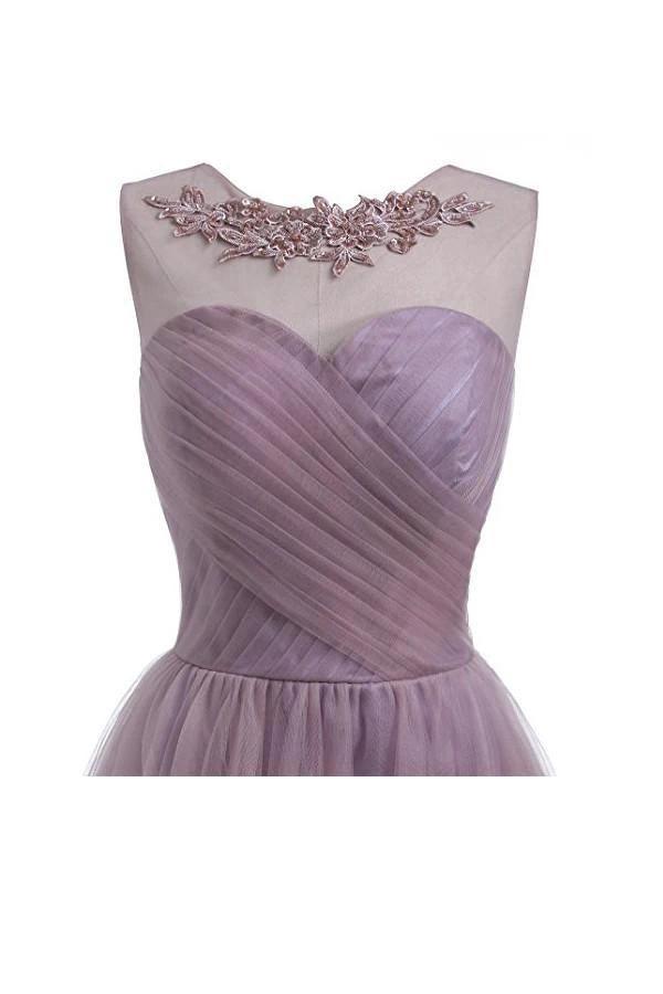 Sweetheart Tulle Light Purple Homecoming Dresses Short Prom Dresses PG069 by pgmdress