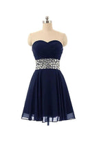 Swetheart Short Chiffon Crystal Homecoming Dresses Party Dresses PG078 by pgmdress