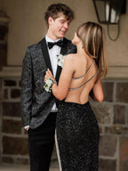 Tove | Orange One Sholder Sequins Mermaid Prom Dresses with Slit by Kissprom