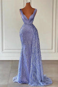 Trendy Floor Length Sleeveless Mermaid Satin Prom Dress by misshow.com