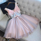 Tulle Homecoming Dress Sexy A-line Short Prom Dress Party Dress PD363 by pgmdress
