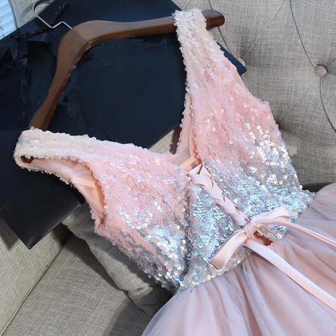 Tulle Homecoming Dress Sexy A-line Short Prom Dress Party Dress PD363