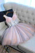 Tulle Homecoming Dress Sexy A-line Short Prom Dress Party Dress PD363 by pgmdress