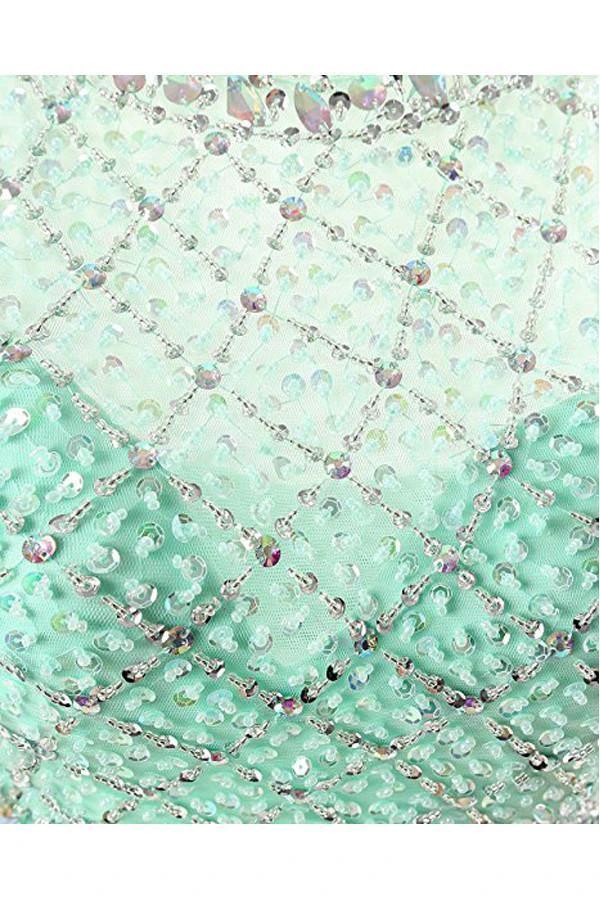 Two Piece Mint Tulle Homecoming Dresses Prom Dresses PG051 by pgmdress