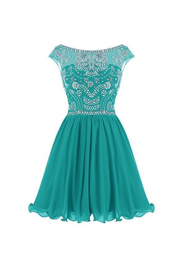 V-back Chiffon Short Prom Homecoming Dresses PG052 by pgmdress