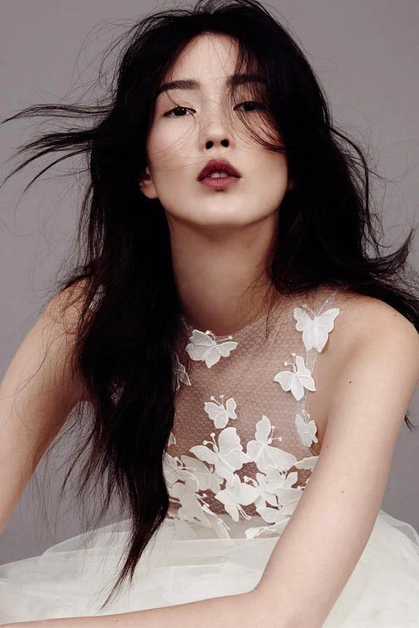 Wedding Dresses Scoop A-line Butterfly Appliques Tulle Ivory Bridal Gown WD421 by pgmdress