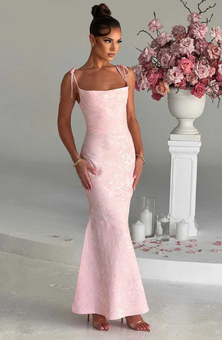 Vestido maxi Whitney, vestidos formales, vestido mini sirena 