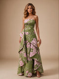 ZD17609 - hero - 绿+粉 floral As Pic